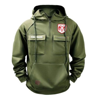 Dodge Charger Vintage Quarter Zip Hoodie Retro Hoodie LQZ1269 2