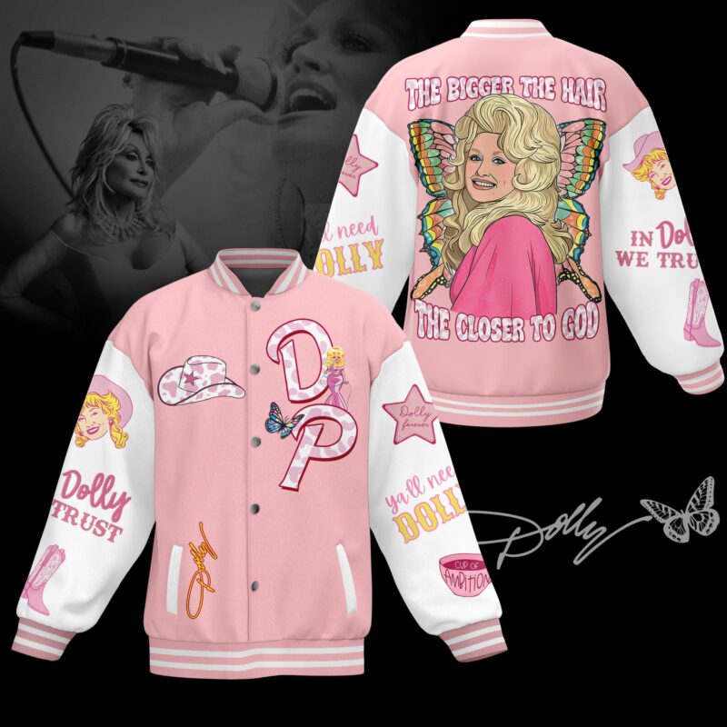 Dolly Parton Baseball Jacket For Fan CFB2036