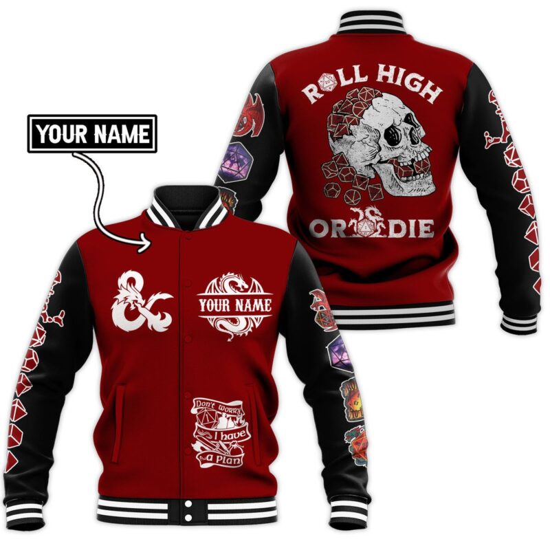 Dungeons And Dragons Baseball Jacket For Fan CFB2022