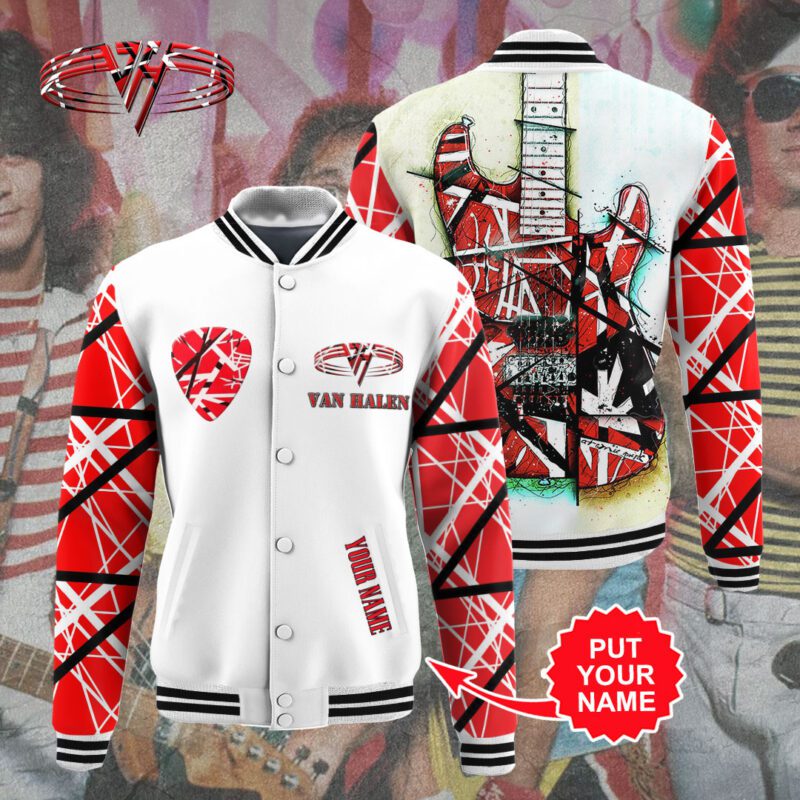 Eddie Van Halen Baseball Jacket For Fan CFB1269