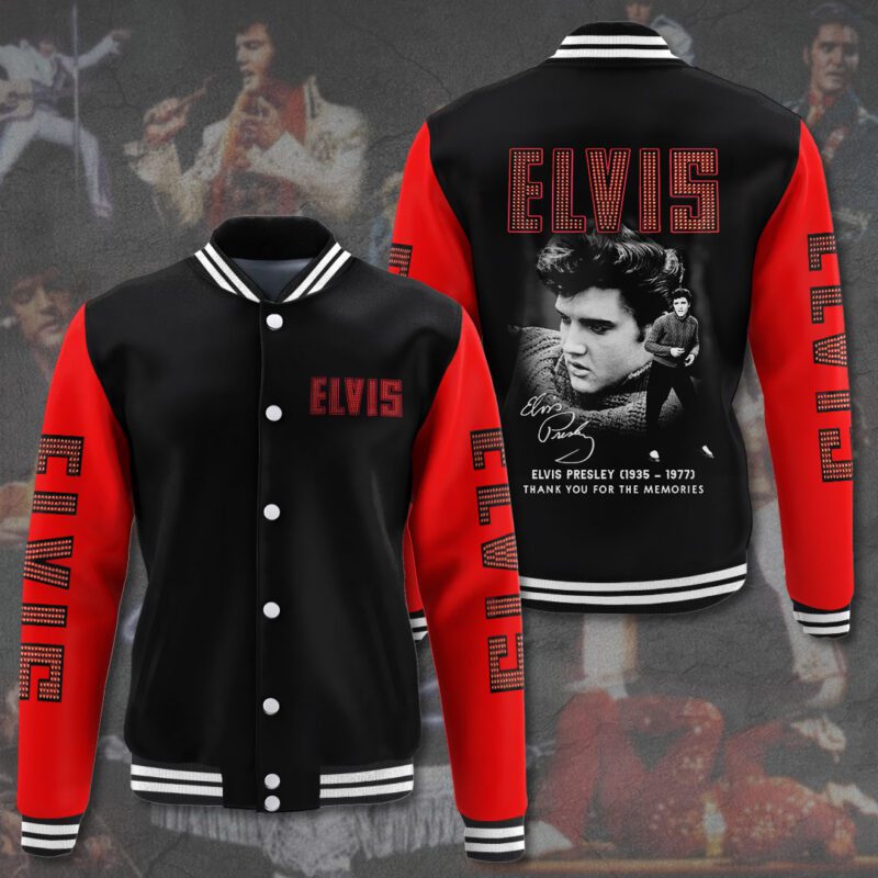 Elvis Presley Music Baseball Jacket For Fan CFB1136