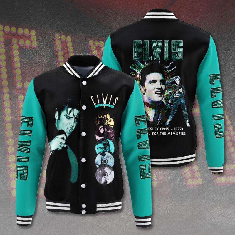 Elvis Presley Music Baseball Jacket For Fan CFB1139