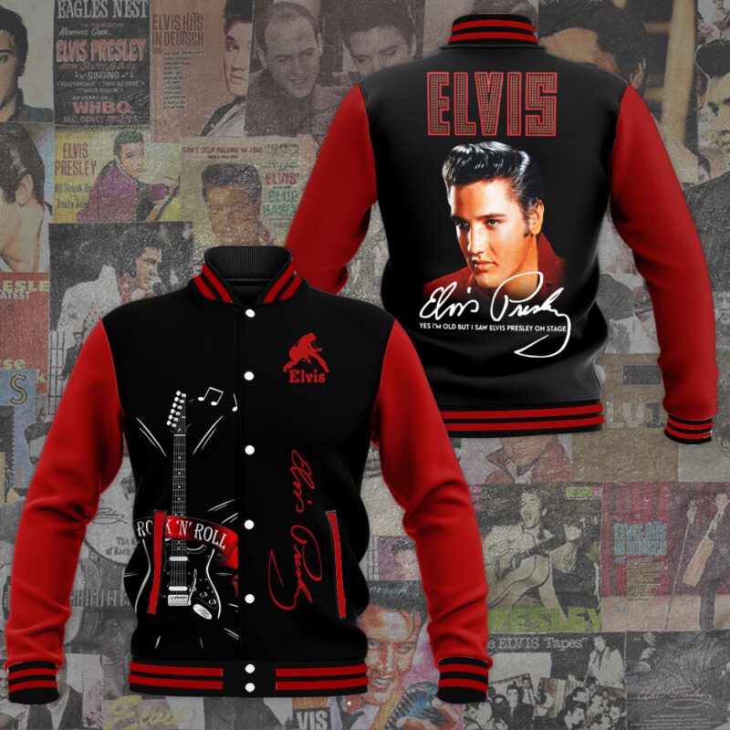 Elvis Presley Music Baseball Jacket For Fan CFB1149