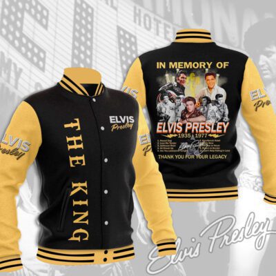 Elvis Presley Music Baseball Jacket For Fan CFB1335