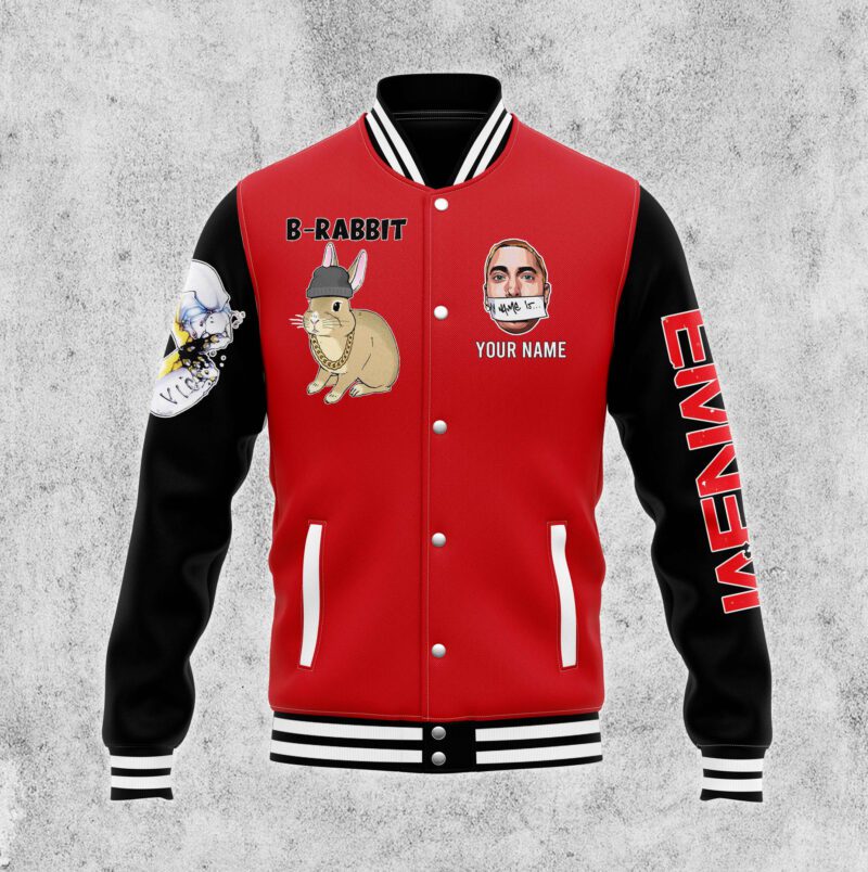 Eminem Baseball Jacket For Fan CFB2014 2