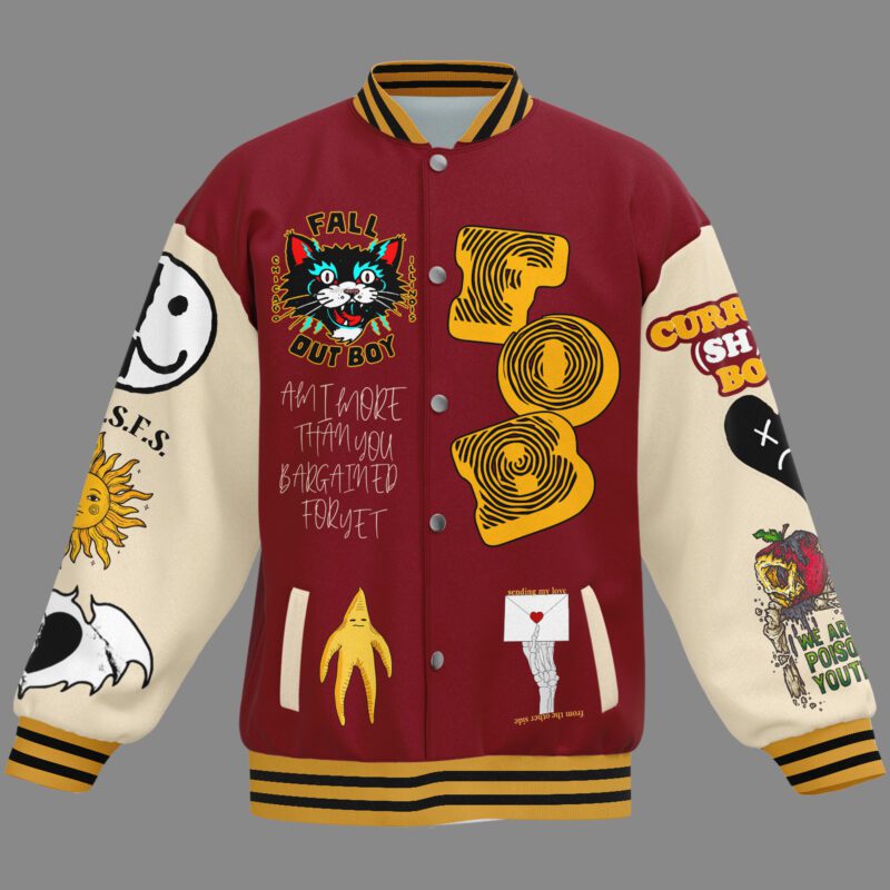 Fall Out Boy Baseball Jacket For Fan CFB2009 2