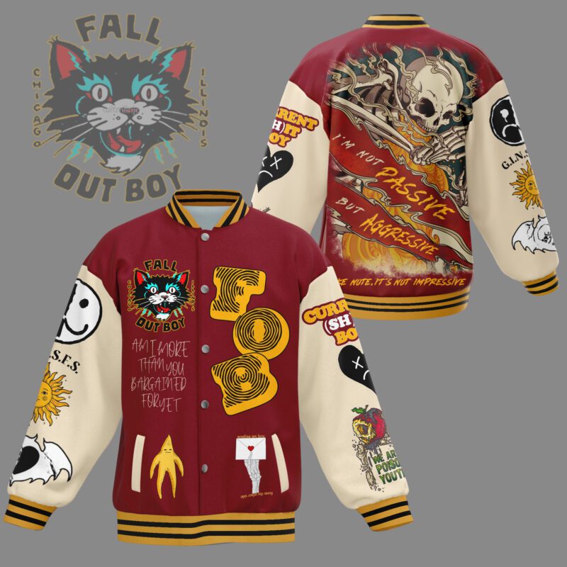Fall Out Boy Baseball Jacket For Fan CFB2009