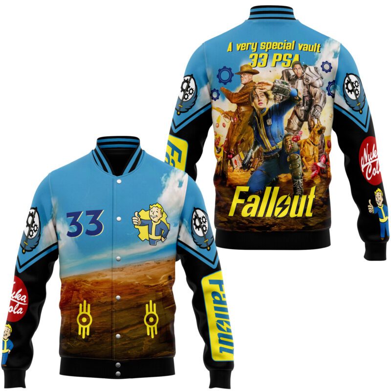 Fallout Baseball Jacket For Fan CFB2007