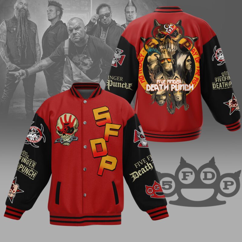 Five Finger Death Punch Baseball Jacket For Fan CFB1990