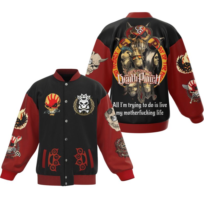 Five Finger Death Punch Baseball Jacket For Fan CFB1993