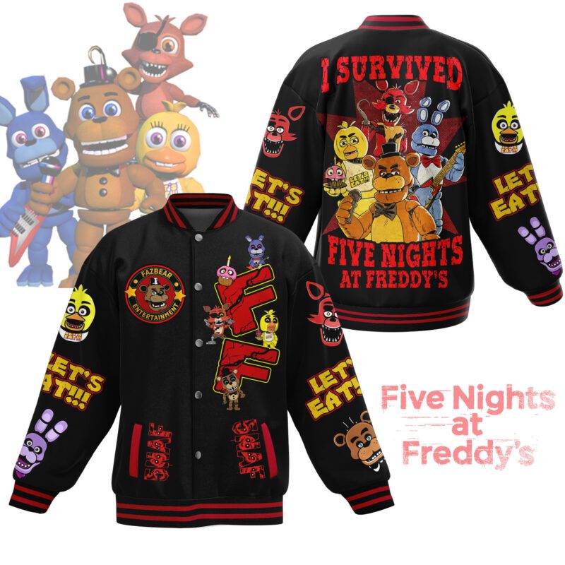 Five Nights At Freddy'sBaseball Jacket For Fan CFB1994