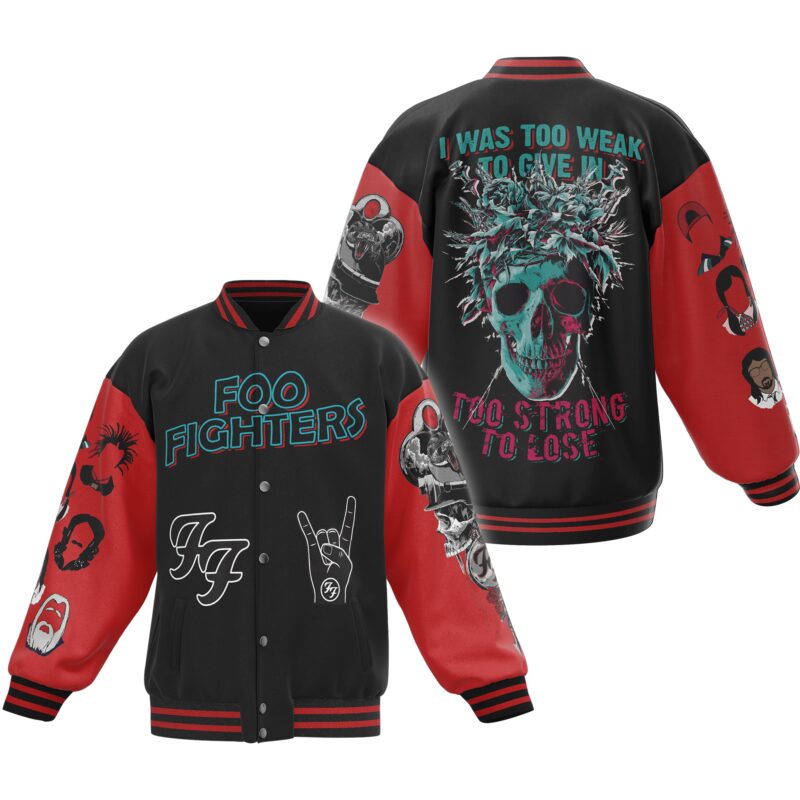 Foo Fighters Baseball Jacket For Fan CFB1983