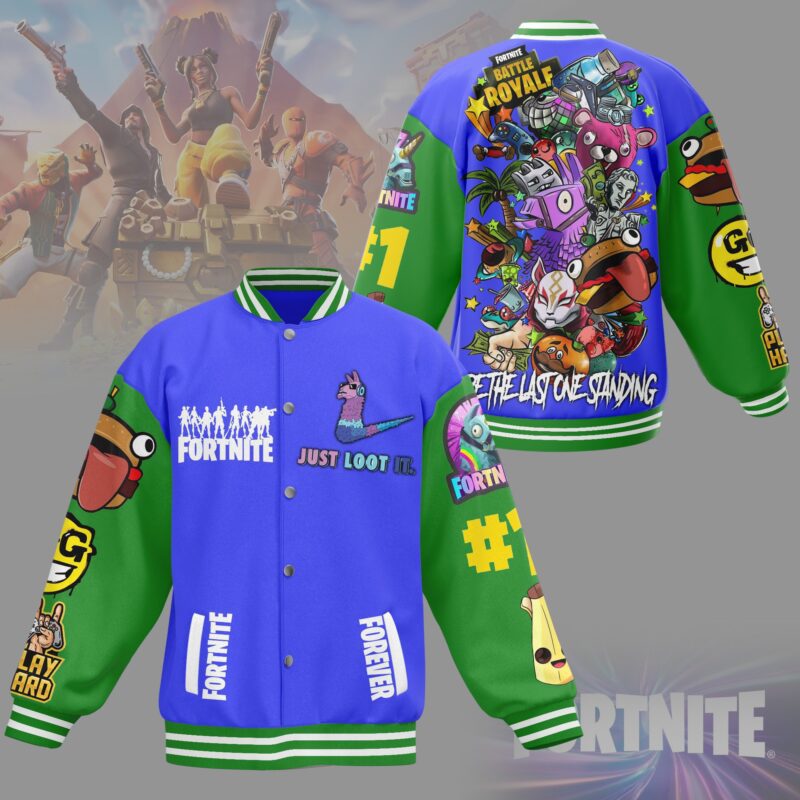 Fortnite Baseball Jacket For Fan CFB1979