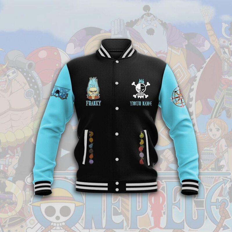 Franky One Piece Baseball Jacket For Fan CFB1978 1