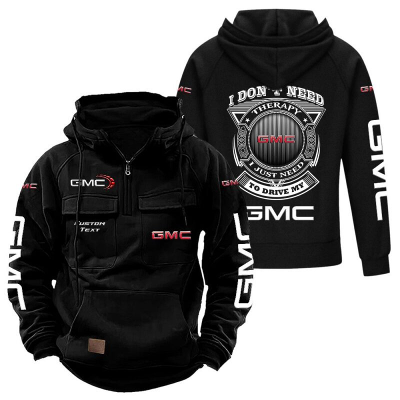 GMC Vintage Quarter Zip Hoodie Retro Hoodie LQZ1212