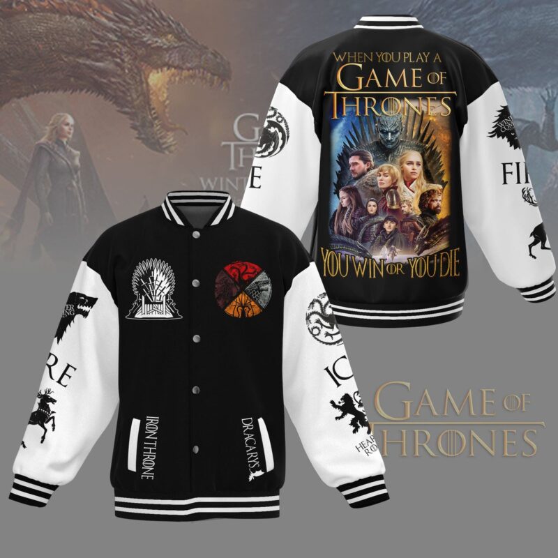 Game of Thrones Baseball Jacket For Fan CFB1976