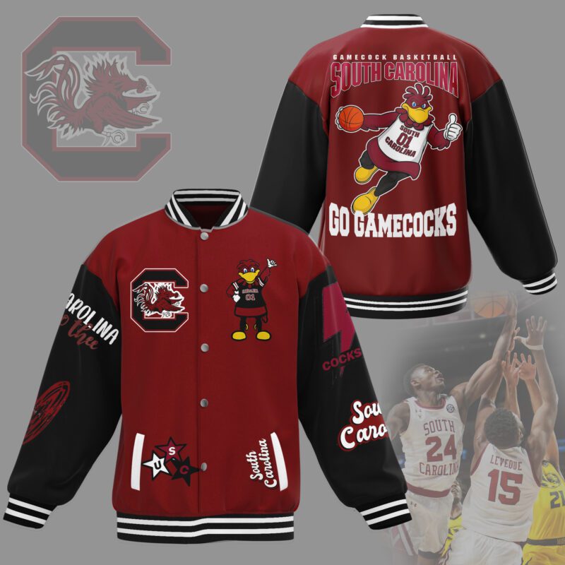 Gamecocks NCAA Baseball Jacket For Fan CFB1971