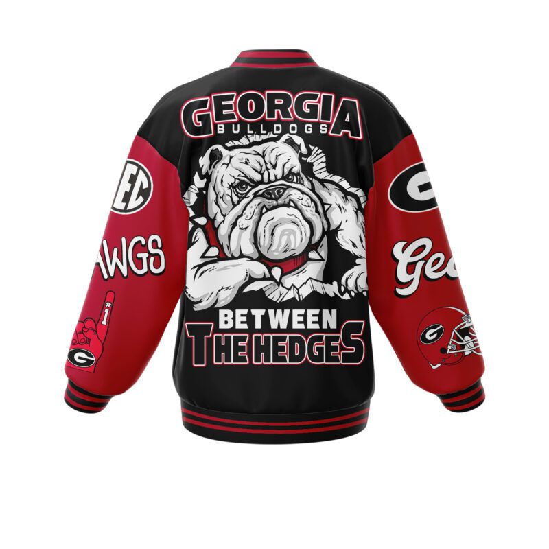 Georgia Bulldogs NCAA Baseball Jacket For Fan CFB1084 2