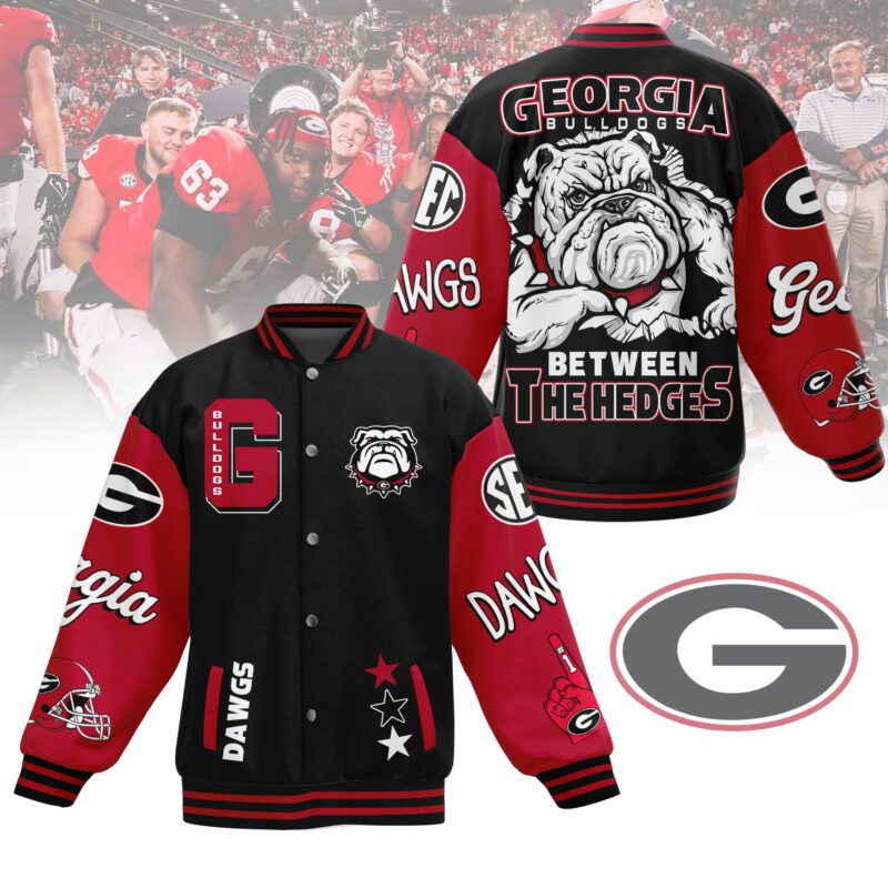 Georgia Bulldogs NCAA Baseball Jacket For Fan CFB1084