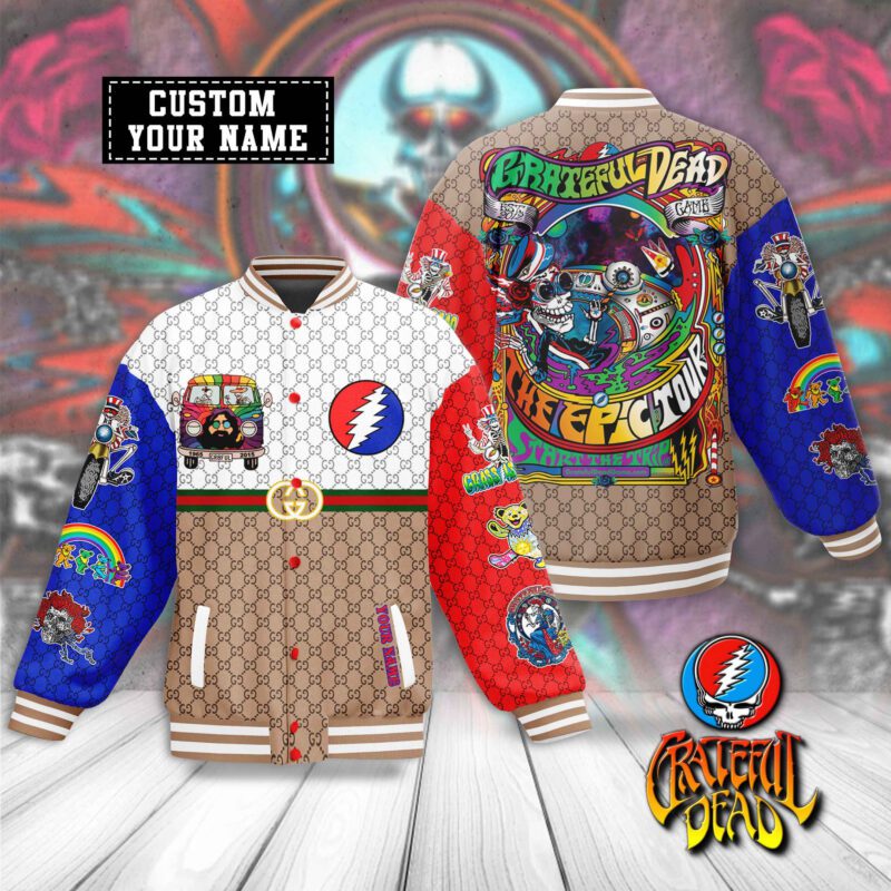 Grateful Dead x Gucci Baseball Jacket For Fan CFB1967