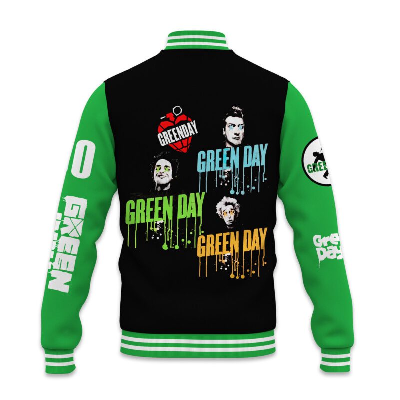Green Day Baseball Jacket For Fan CFB1949 2