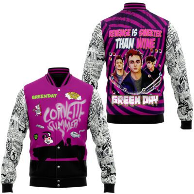 Green Day Baseball Jacket For Fan CFB1950