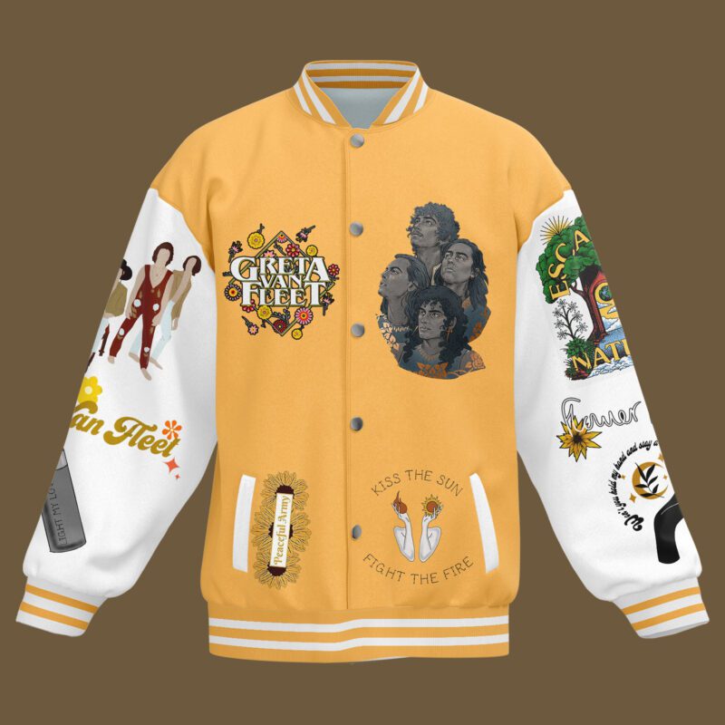 Greta Van Fleet Baseball Jacket For Fan CFB1948 1