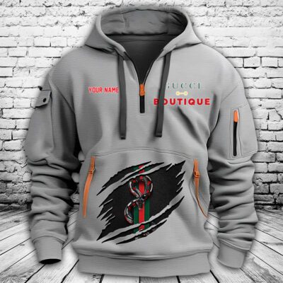 Gucci Boutique Premium Quarter Zip Hoodie OQZ1019 2 Gucci Boutique Premium Quarter Zip Hoodie OQZ1019 2
