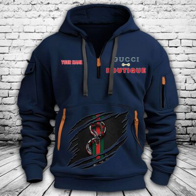 Gucci Boutique Premium Quarter Zip Hoodie OQZ1019 3 Gucci Boutique Premium Quarter Zip Hoodie OQZ1019 3