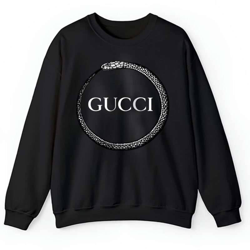 Gucci Logo Vintage Snake Circle Gucci Unisex Sweatshirt TAS22062