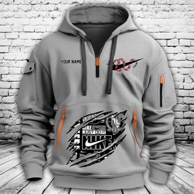 Gucci Nike Snake Premium Quarter Zip Hoodie OQZ1004 2 Gucci Nike Snake Premium Quarter Zip Hoodie OQZ1004 2