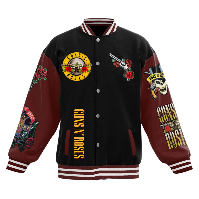 Guns N Roses Baseball Jacket For Fan CFB1945 1
