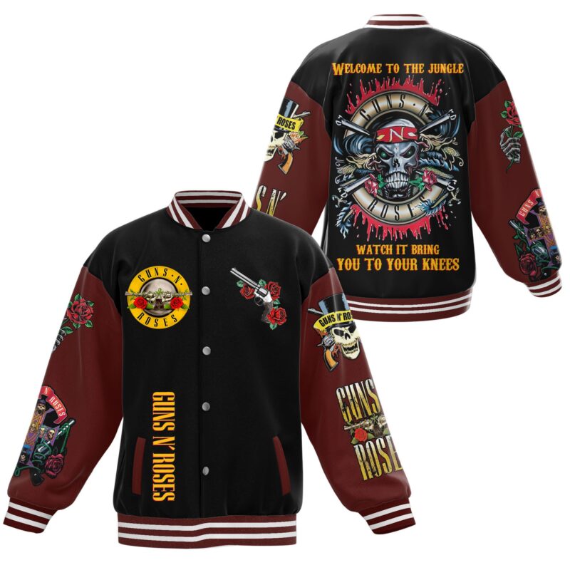 Guns N' Roses Baseball Jacket For Fan CFB1945