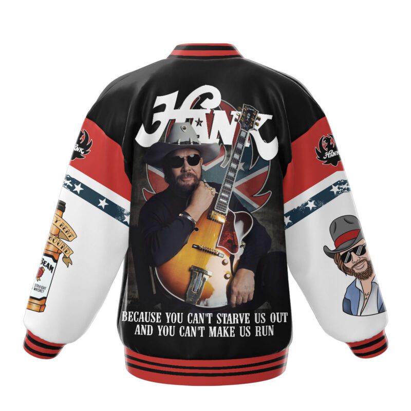 Hank Williams Jr Baseball Jacket For Fan CFB1934 2
