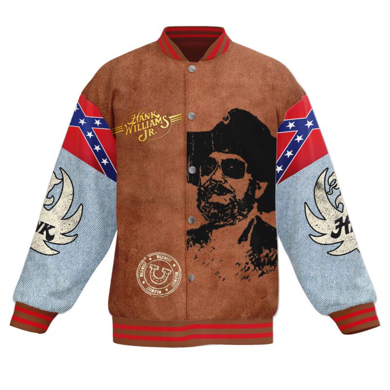 Hank Williams Jr Baseball Jacket For Fan CFB1937 2
