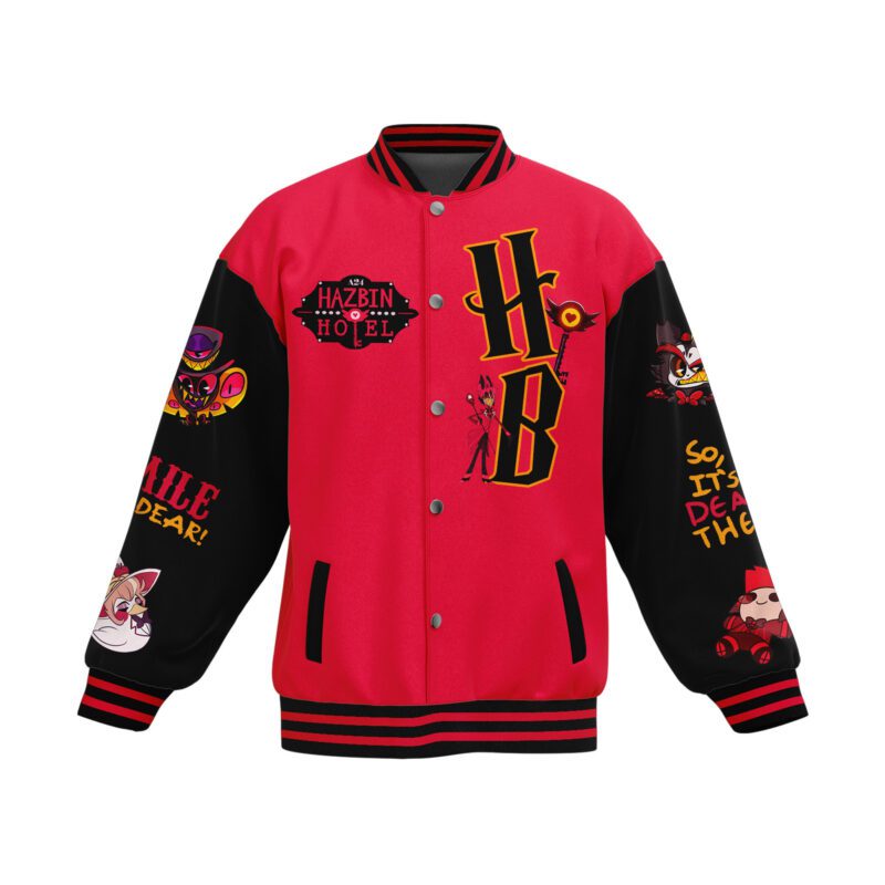 Hazbin Hotel Baseball Jacket For Fan CFB1909 1