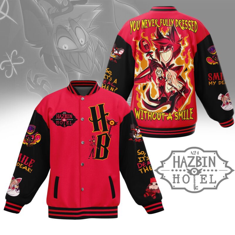 Hazbin Hotel Baseball Jacket For Fan CFB1909
