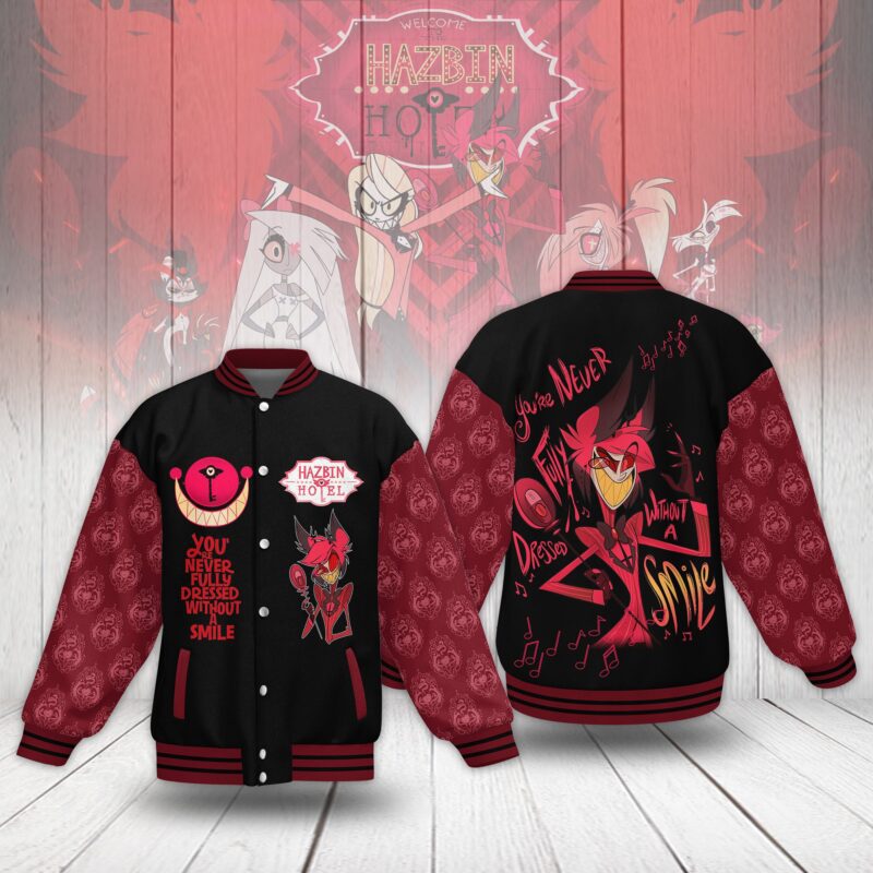 Hazbin Hotel Baseball Jacket For Fan CFB1923