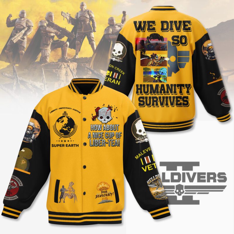 Helldivers Baseball Jacket For Fan CFB1904