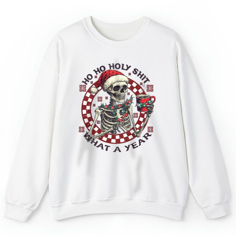 Ho Ho Holy Shit What A Year Christmas Givenchy Unisex Sweatshirt TAS22096