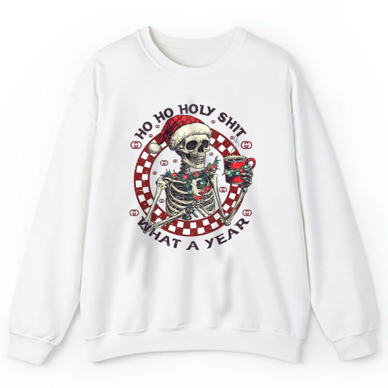 Ho Ho Holy Shit What A Year Christmas Gucci Unisex Sweatshirt TAS22095
