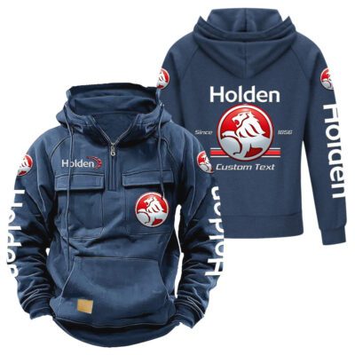 Holden Vintage Quarter Zip Hoodie Retro Hoodie LQZ1146 2 Holden Vintage Quarter Zip Hoodie Retro Hoodie LQZ1146 2