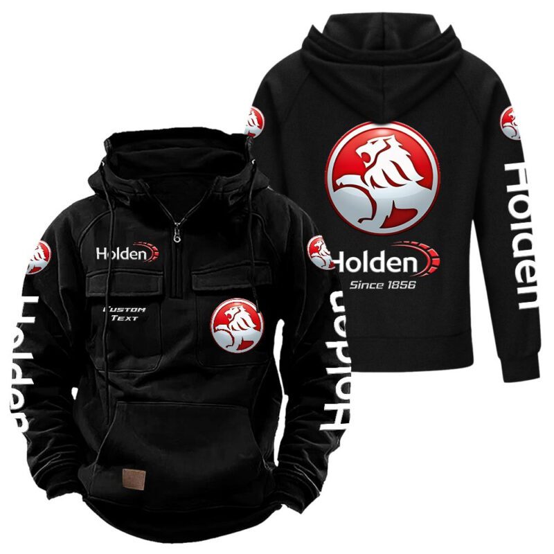 Holden Vintage Quarter Zip Hoodie Retro Hoodie LQZ1373