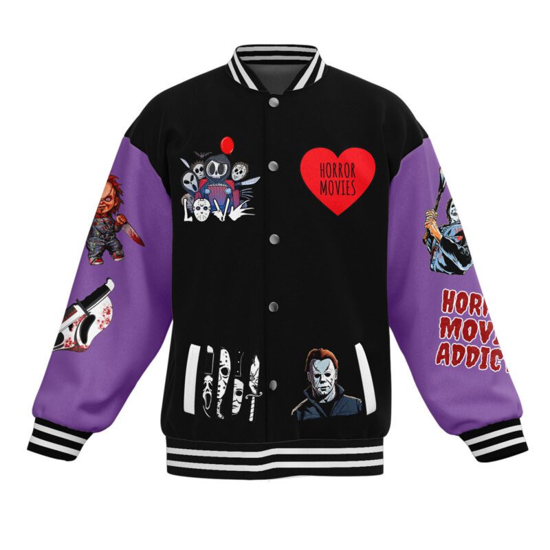 Horror Movies Baseball Jacket For Fan CFB1902 1