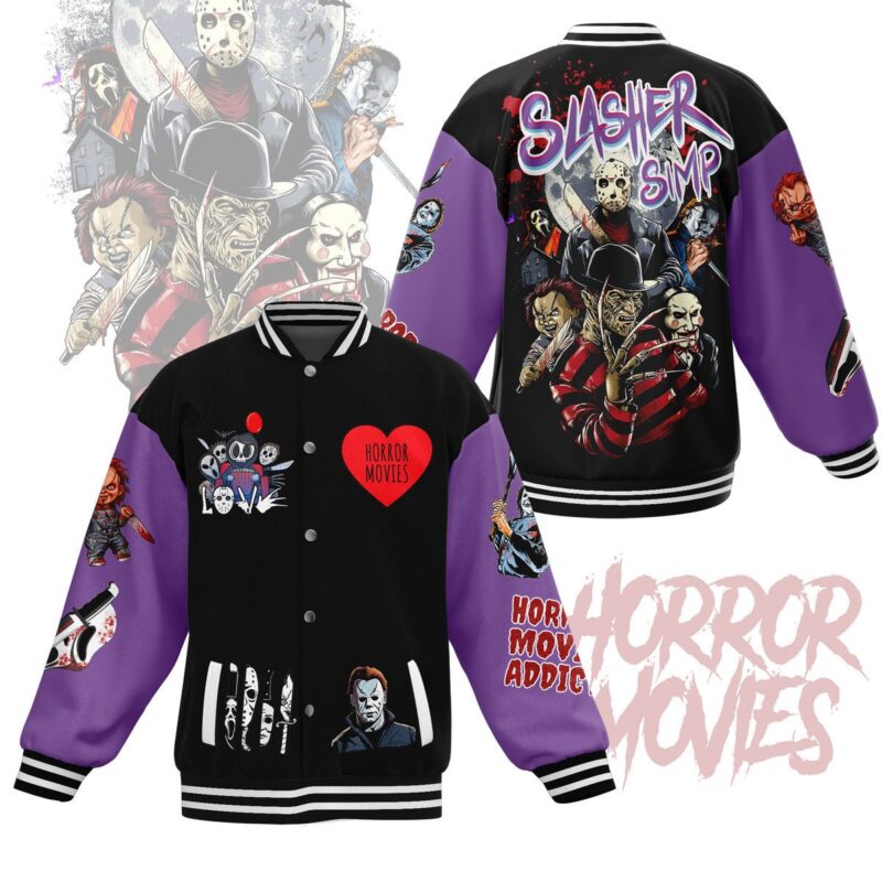 Horror Movies Baseball Jacket For Fan CFB1902