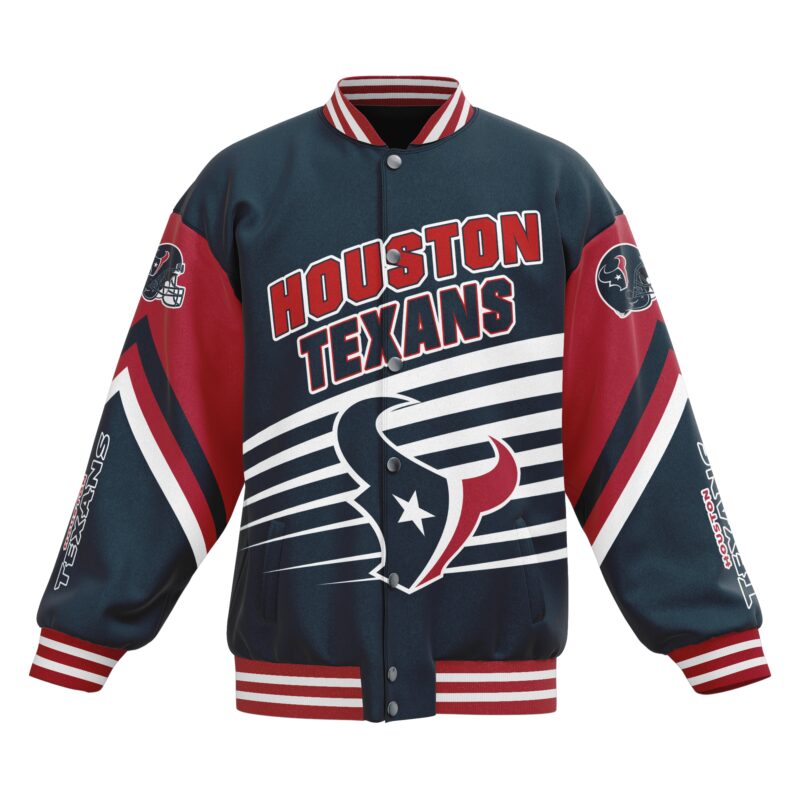 Houston Texans NFL Baseball Jacket For Fan CFB1903 1