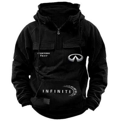 Infiniti Vintage Quarter Zip Hoodie Retro Hoodie LQZ1505 1