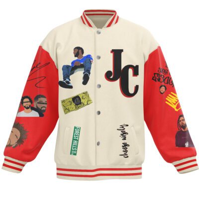 J Cole Baseball Jacket For Fan CFB1885 2 J Cole Baseball Jacket For Fan CFB1885 2