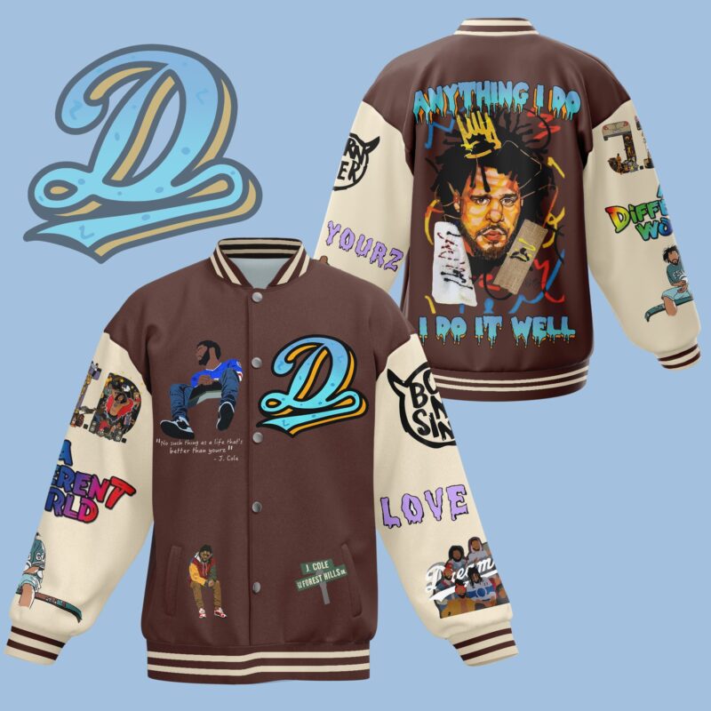 J Cole Baseball Jacket For Fan CFB1886