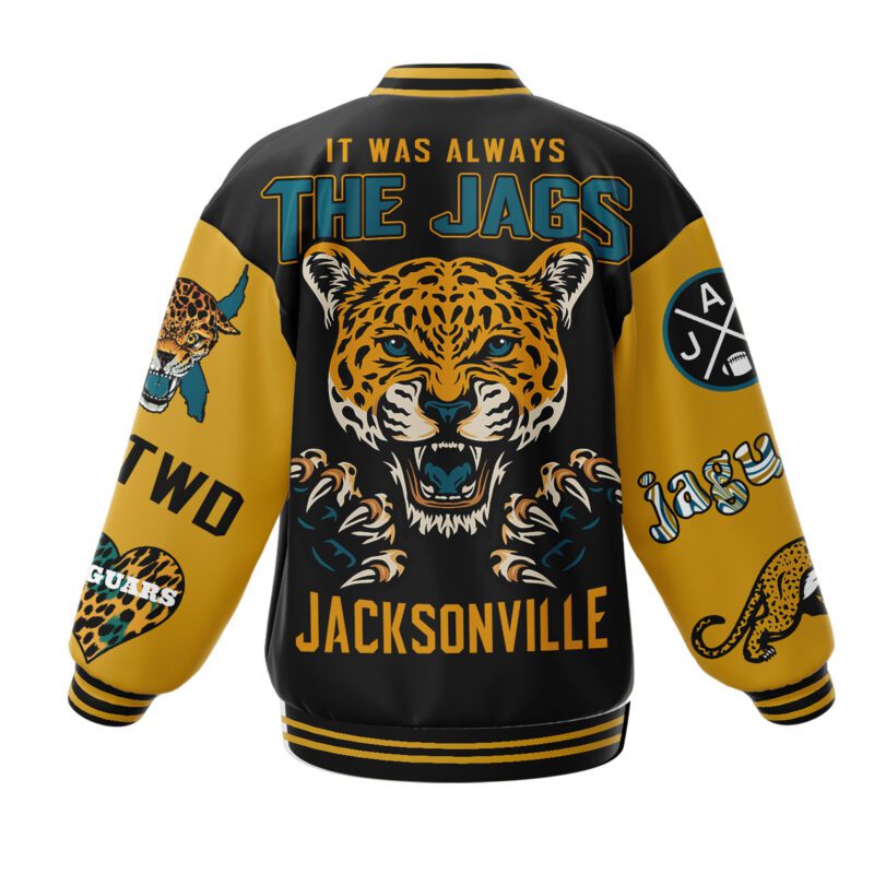 Jacksonville Jaguars NFL Baseball Jacket For Fan CFB1878 1